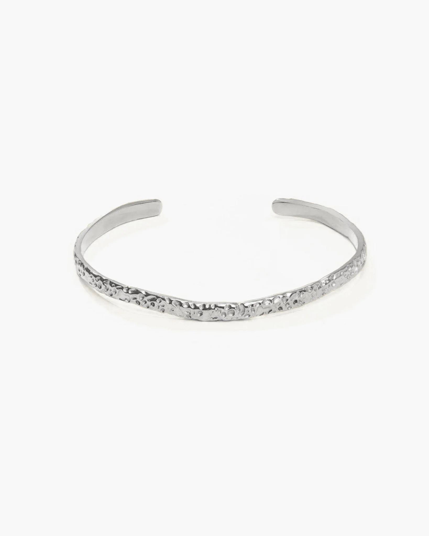 Silver Textured Bangle
