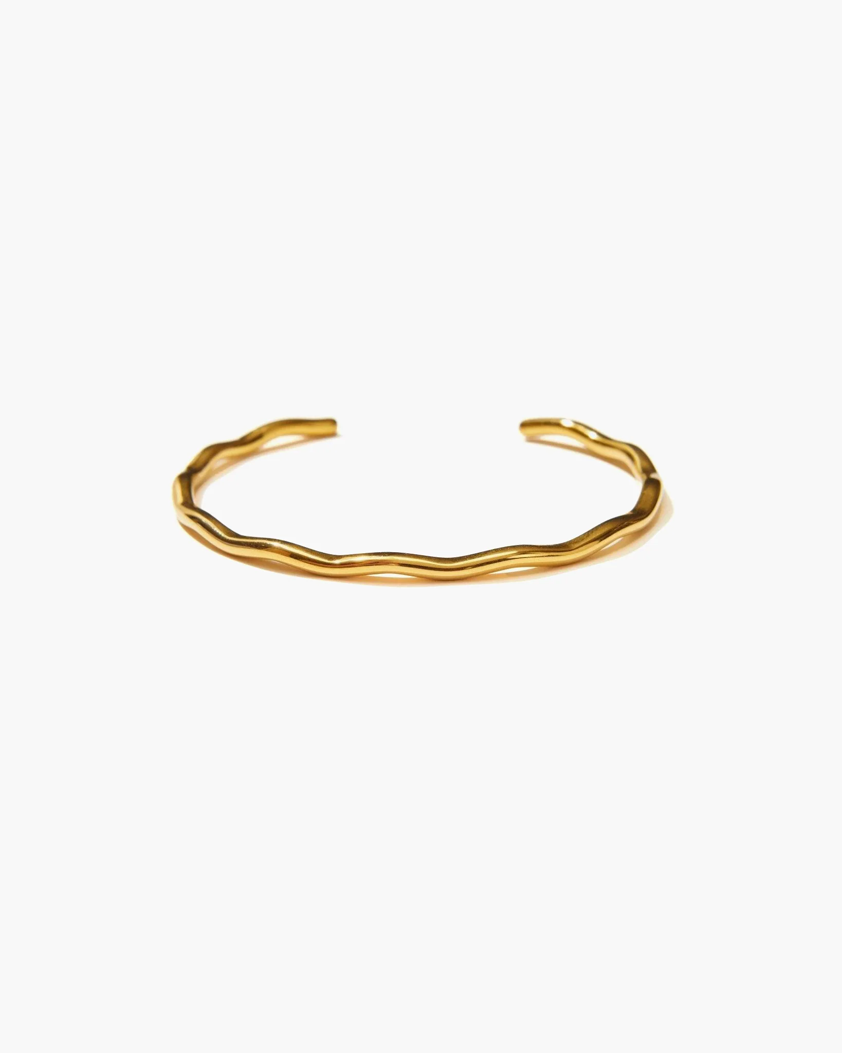Silver Wave Bangle - Image 4