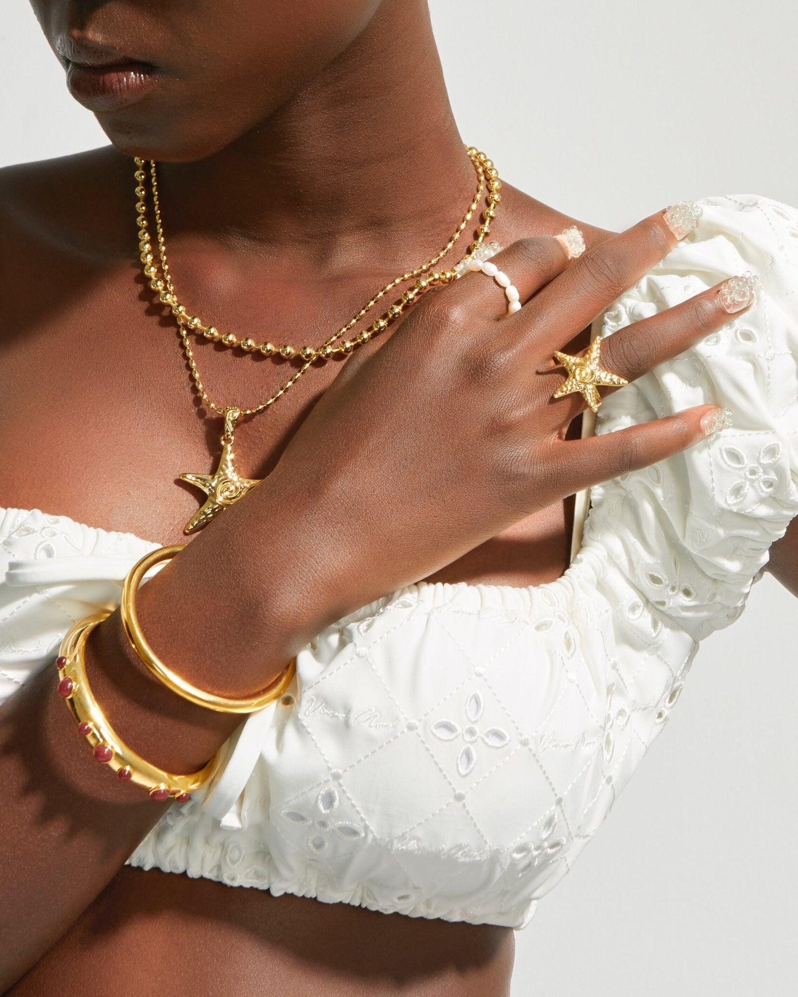 Starfish Necklace & Ring Set - Image 2