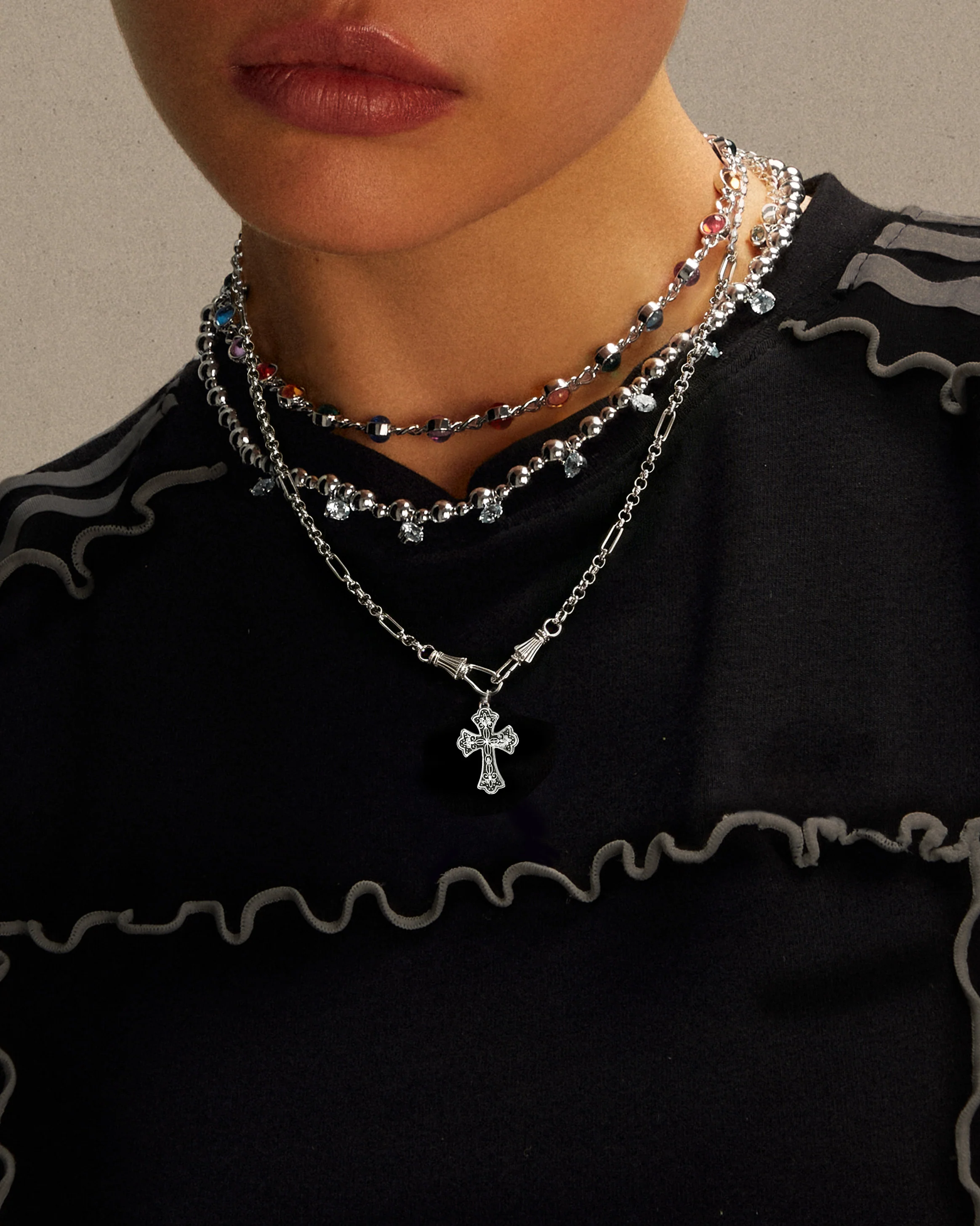 Tiny Cross Charm - Image 2